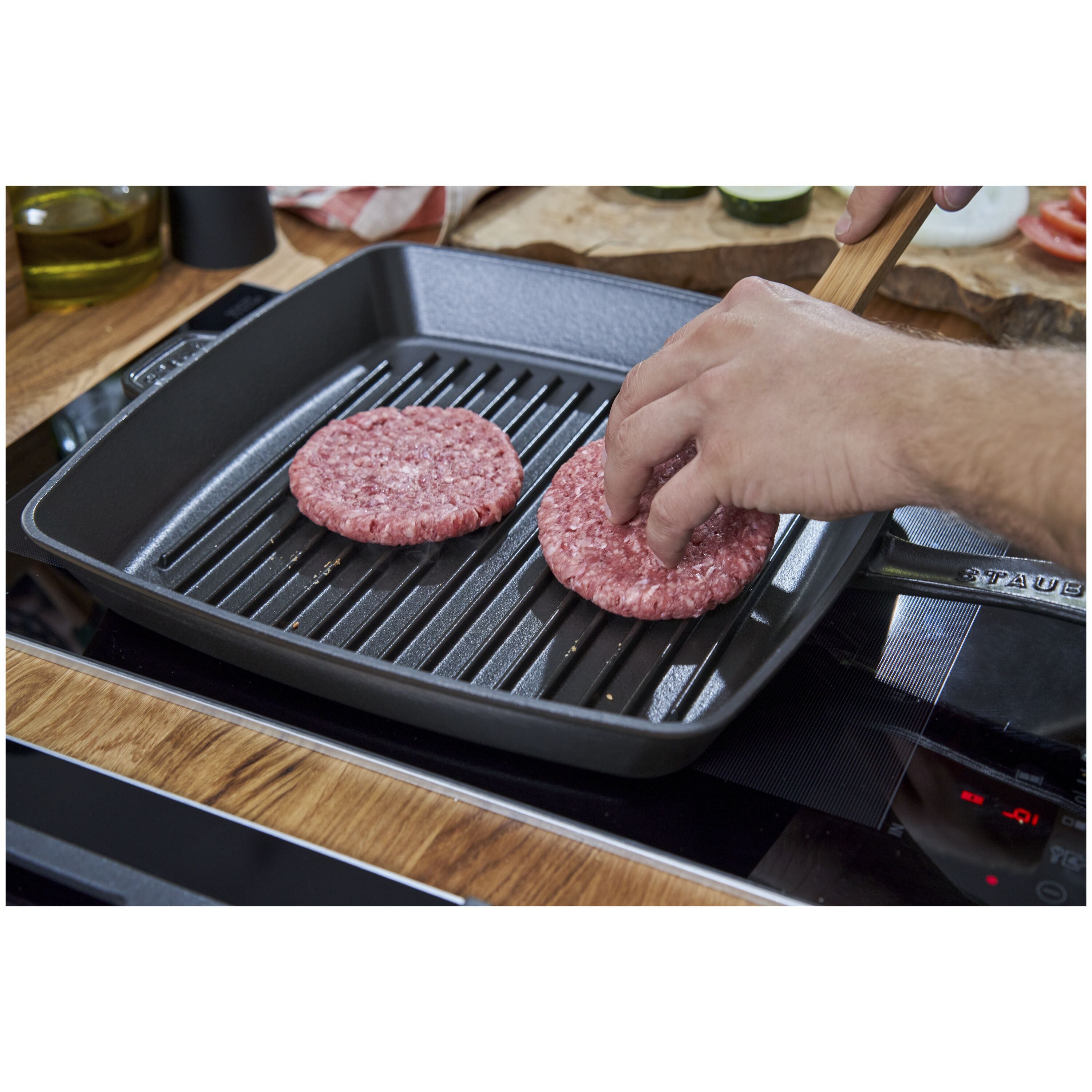 Staub American grill | square | cast iron