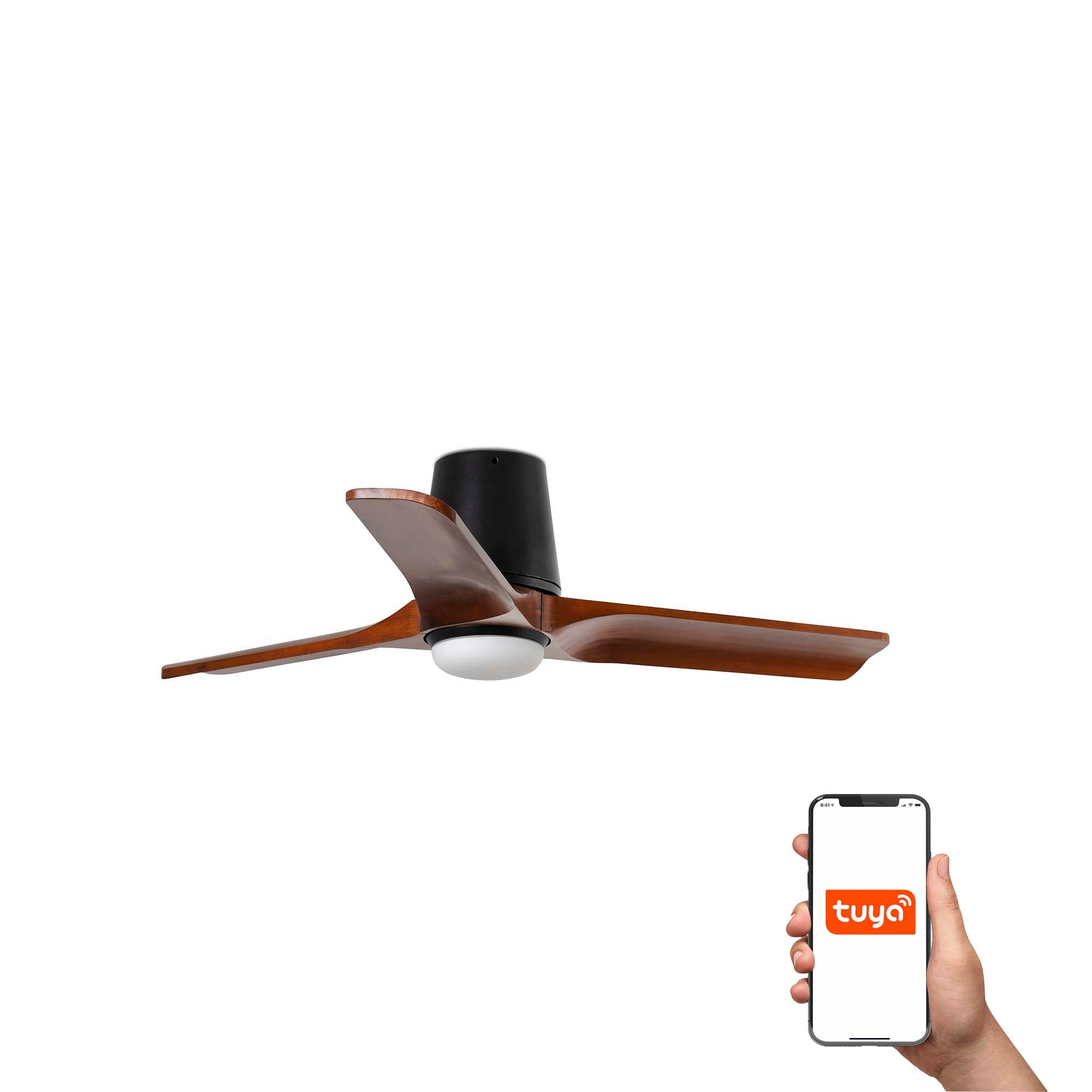 FARO Heywood Tub S Ø900mm – kućište Crna lopatice Orah