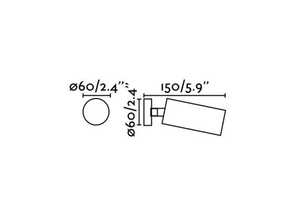 Faro Stan Projector Black LED 15W 2700K