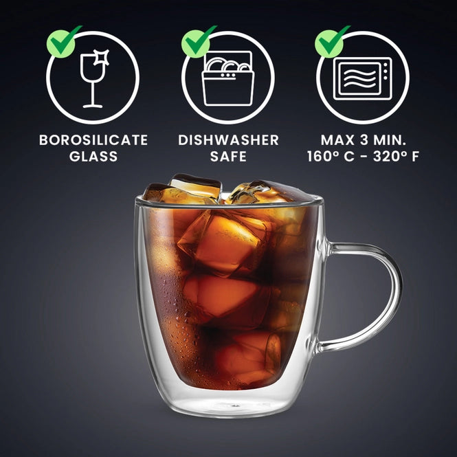 Bialetti CAPRI 350ml čaša za kafu i čaj (set 2kom)