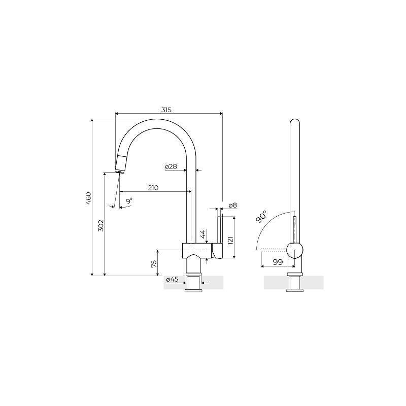 Foster Slavina VOLTA Gun Metal 8491 106