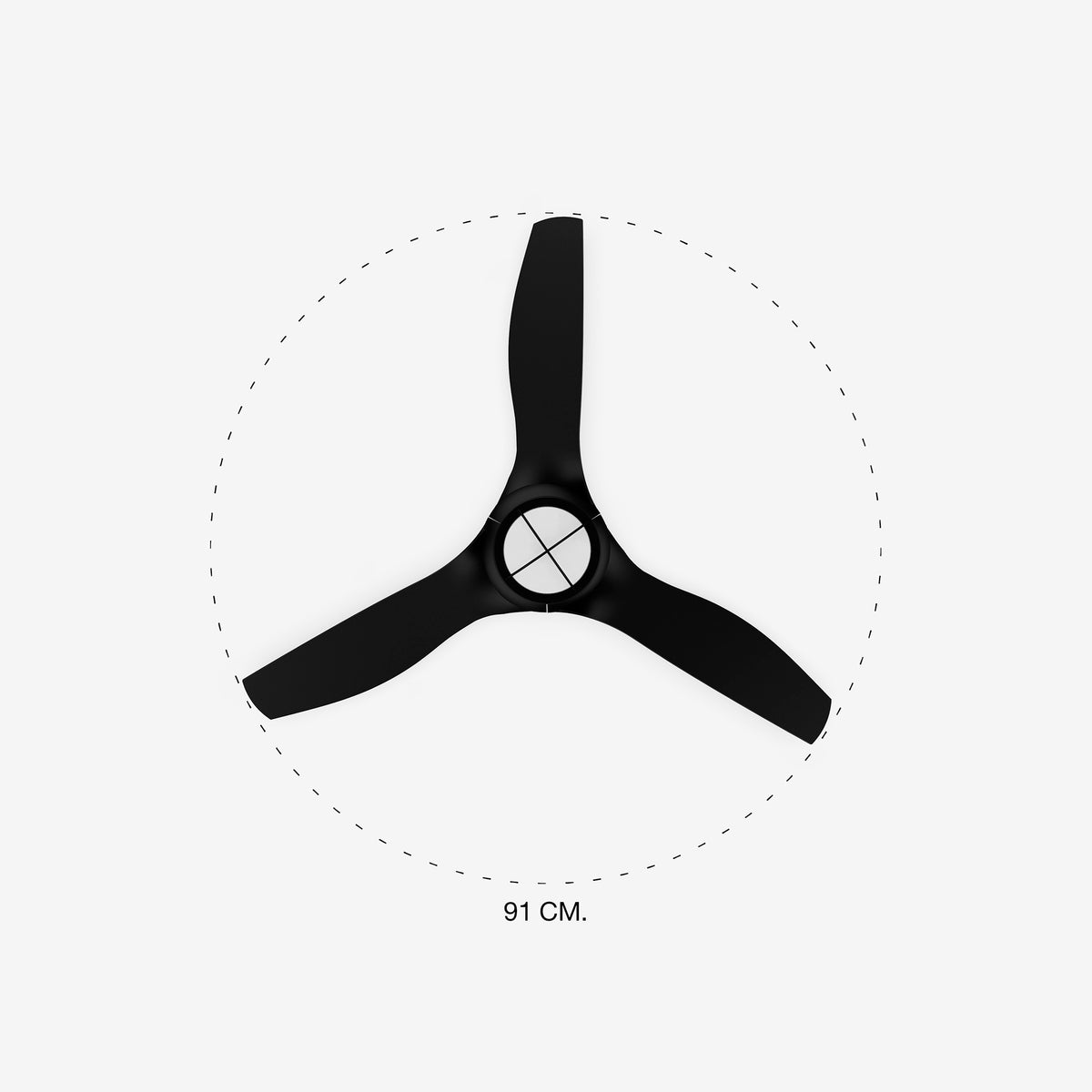 FARO Just Fan S Ø810mm – kućište Crna lopatice Crne