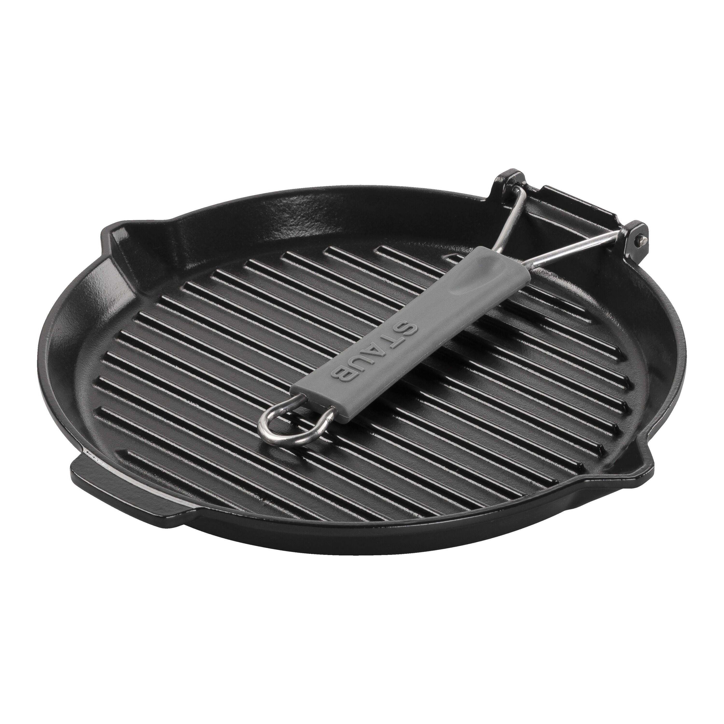 Staub Grill pan with pouring spout | round | cast iron