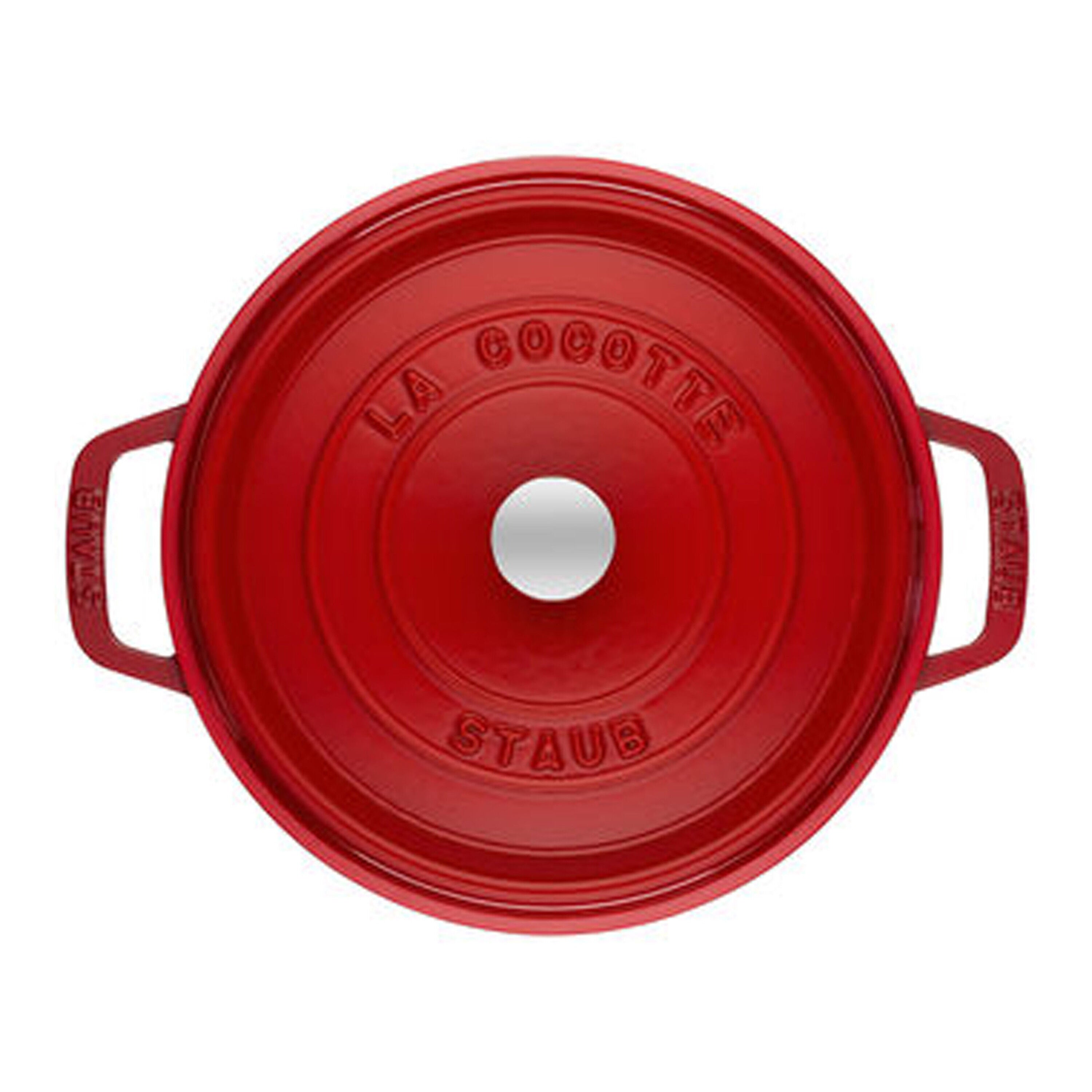 Staub La Cocotte 24 cm Cherry gusana šerpa s poklopcem