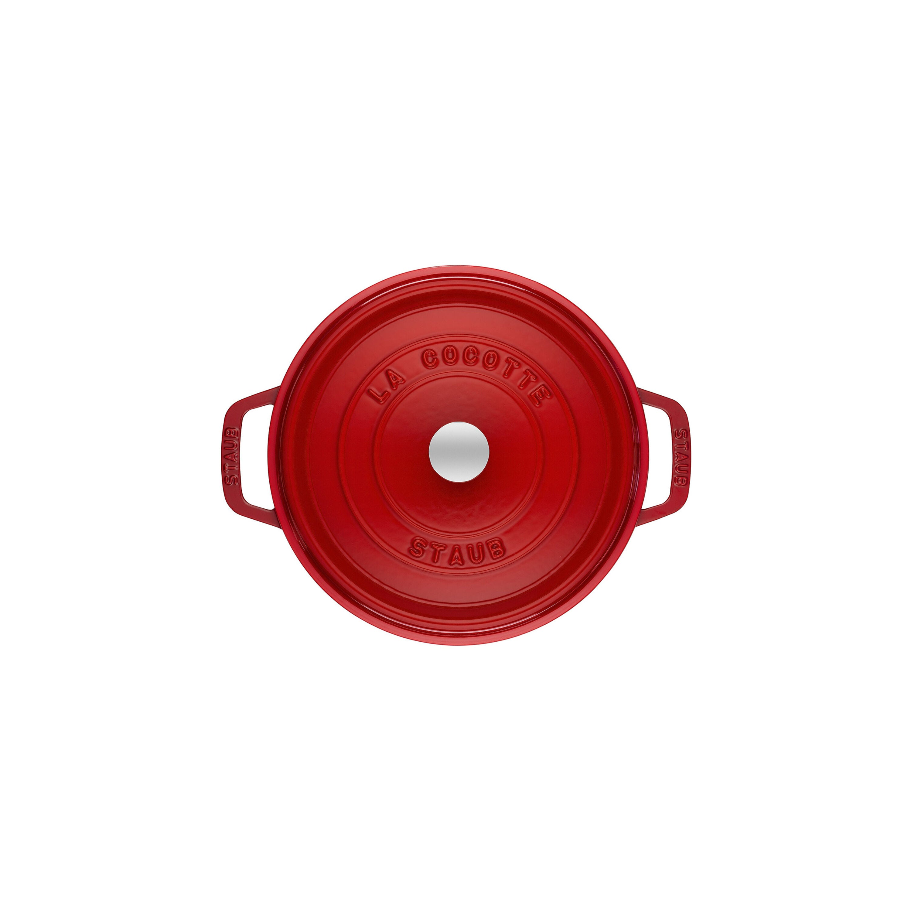 Staub La Cocotte 24 cm Cherry gusana šerpa s poklopcem