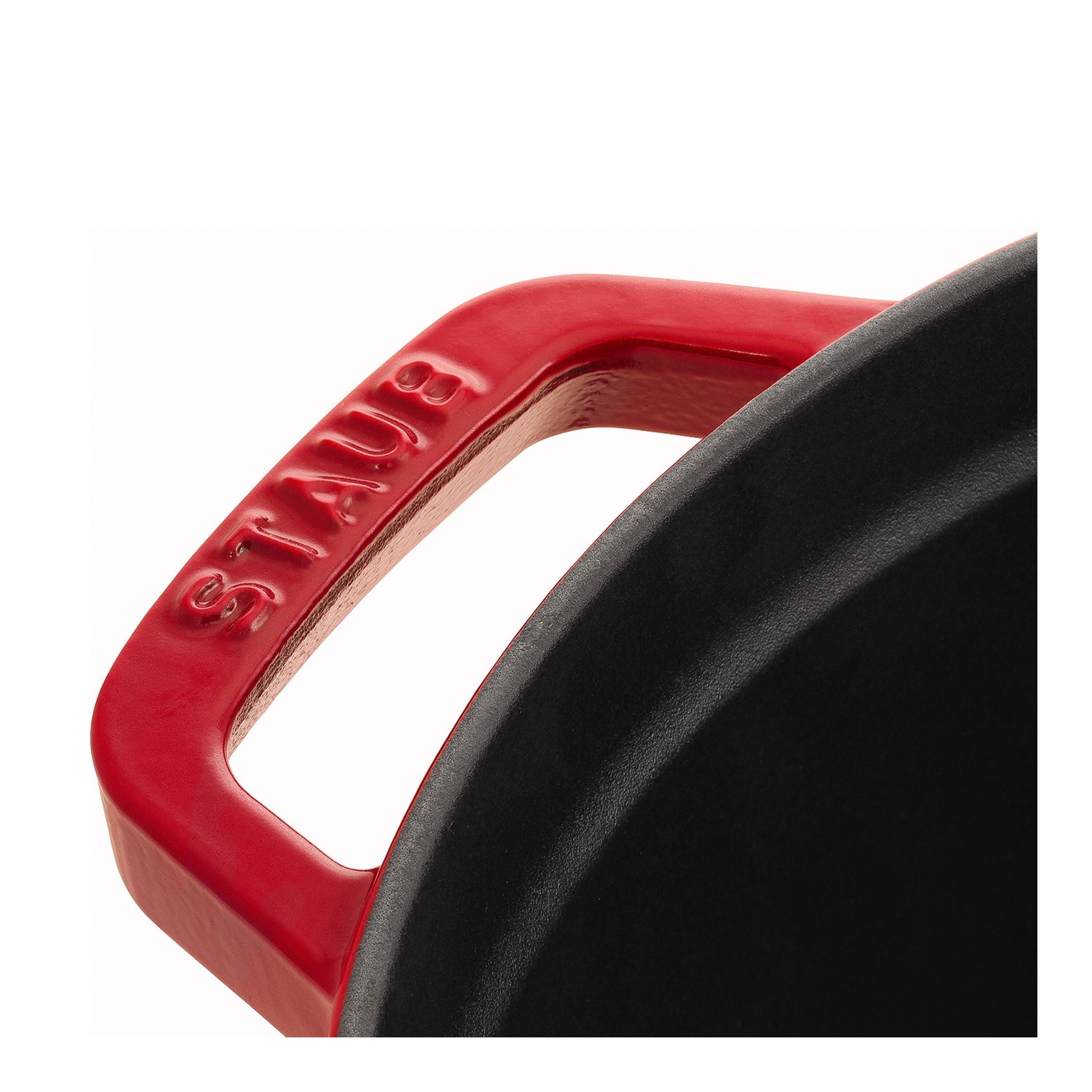 Staub La Cocotte 24 cm Cherry gusana šerpa s poklopcem