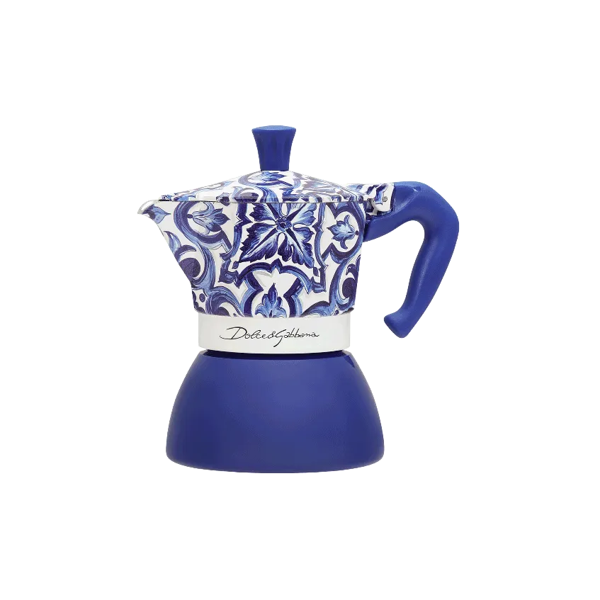 Bialetti Moka Induction Dolce&Gabbana Blu Mediterraneo