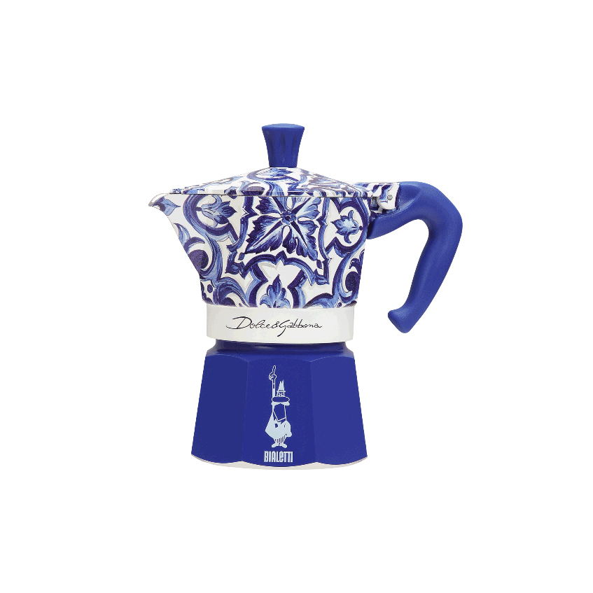 Bialetti Moka Express Dolce&Gabbana Blu Mediterraneo