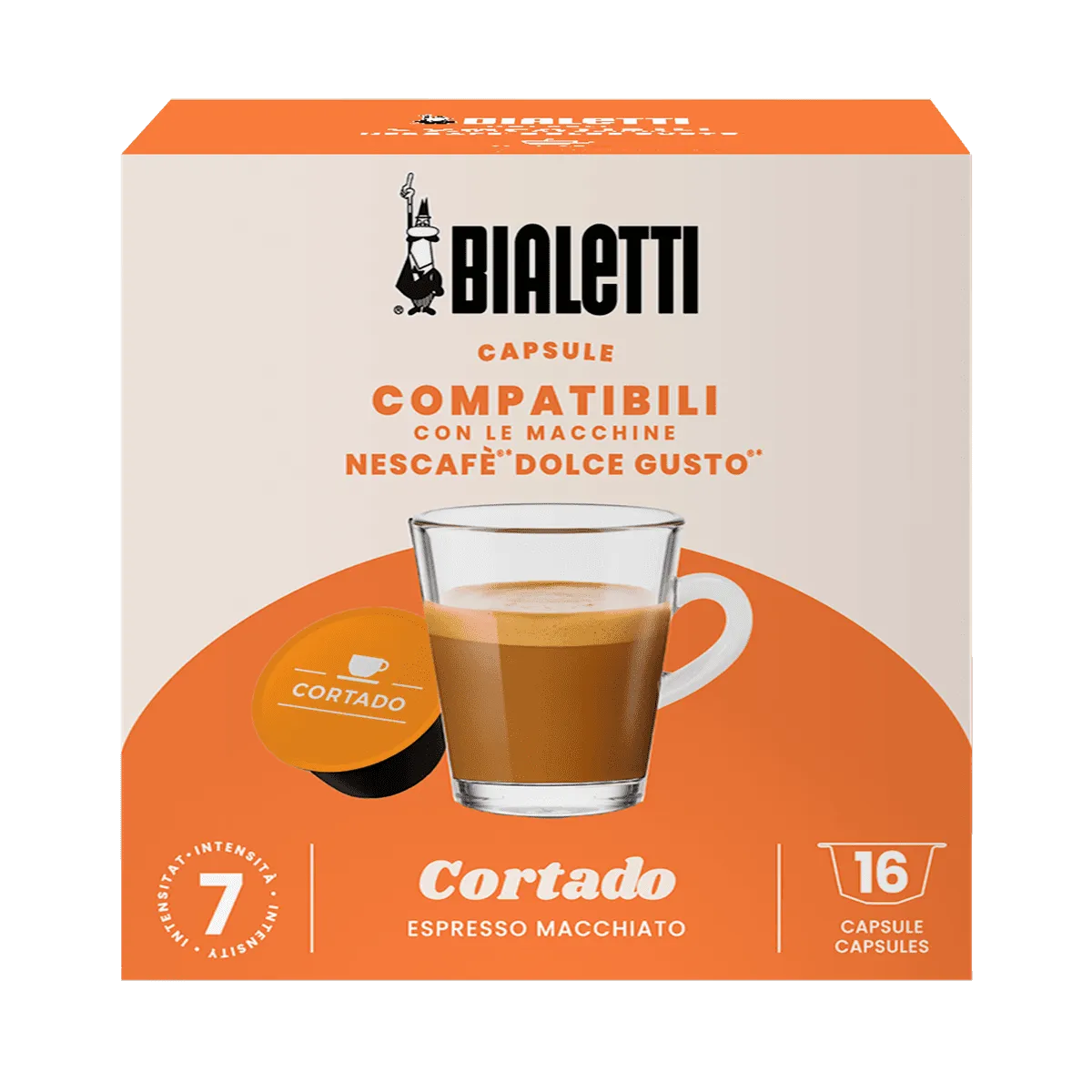Bialetti Dolce Gusto - Cortado 16 kapsula